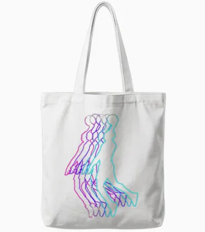 Basketball Tshirts for Men Kids Youth Player Slam Dunk Teens Tote Bags - White