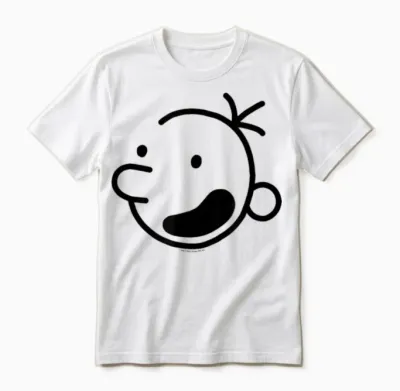 Diary of a Wimpy Kid Wimpy Kid Head T-Shirt Small Unisex T-Shirt - White