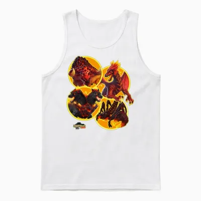Schleich® Eldrador® Creatures Lava World Monsters Unisex Tank Top - White
