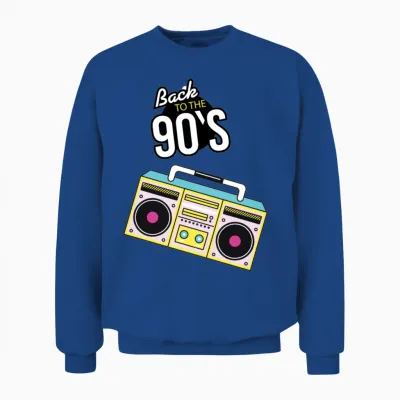 Retro Unisex Sweatshirt - Royal