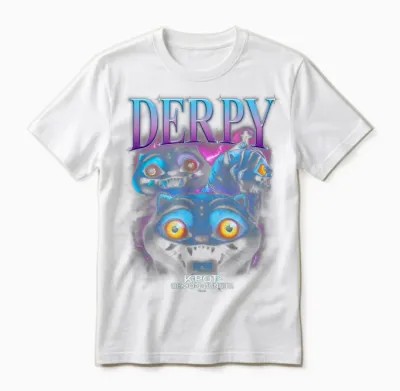 Kpop Demon Hunters Derpy Heartthrob Officially Licensed Unisex T-Shirt - White
