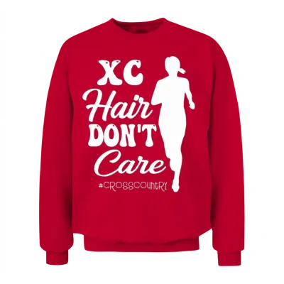 Xc Cross Country Running Unisex Sweatshirt - Red