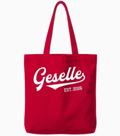 Geselle Est. 2026 Exam Craft Training Passed Tote Bags - Red