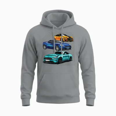 Sport Cars Lovers Gift Street Racing Fans Speed Driver Unisex Hoodie - Sport Grey