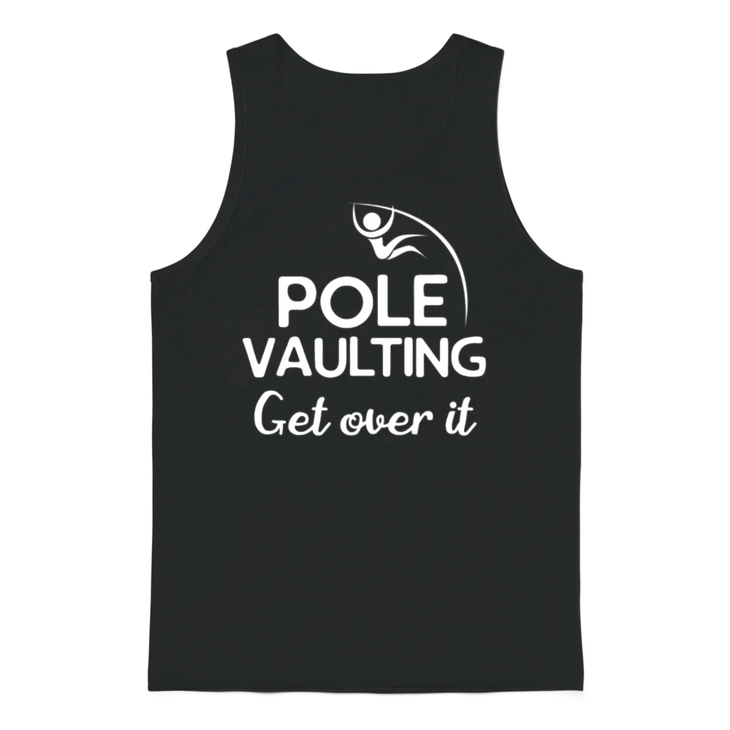 Pole Vaulting - Pole Vaulting Unisex Tank Top - Black