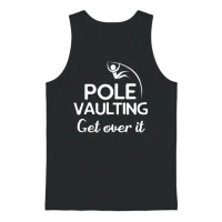 Pole Vaulting - Pole Vaulting Unisex Tank Top - Black – 1