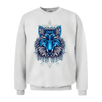 Fox Lover Retro Unisex Sweatshirt - White