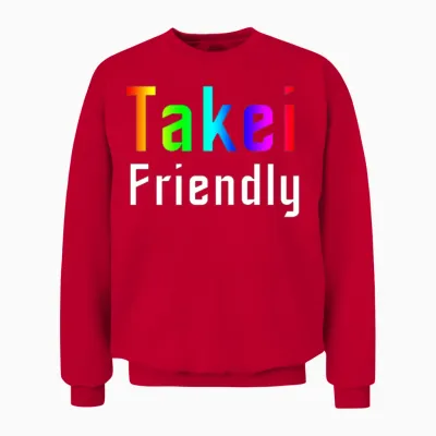 George Takei Takei Friendly Mp Women's T-Shirts Unisex Sweatshirt - Red