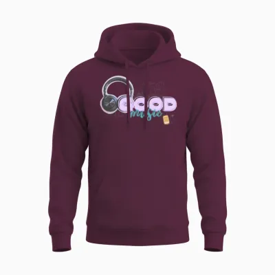 Good Music Unisex Hoodie - Maroon