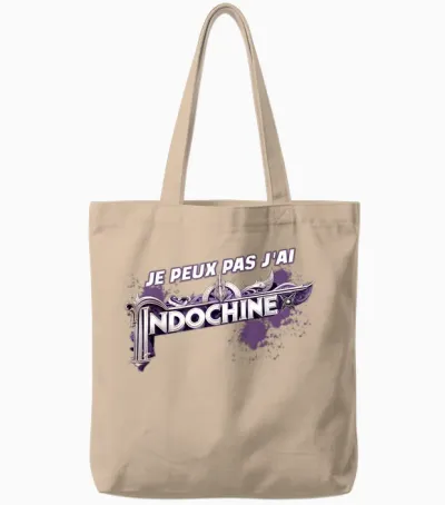 Indochine Design Fan Music Man Woman T-Shirt, Black, S Tote Bags - Natural