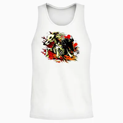 Dead Horse Unisex Tank Top - White