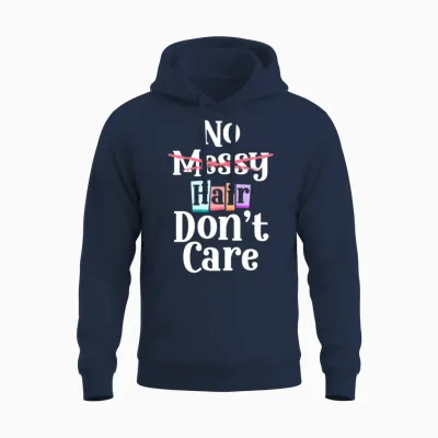 Bald New Hairstyle Man Hair Unisex Hoodie - Navy