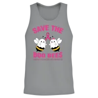 Mom Save the Boobees Funny Halloween Unisex Tank Top - Sport Grey – 2