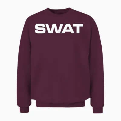 Armes Et Tactiques Spéciales Swat Unisex Sweatshirt - Maroon