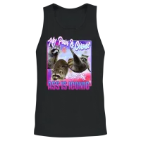 My Pain Is Chronic but My Ass Is Iconic Unisex Tank Top - Black – 2