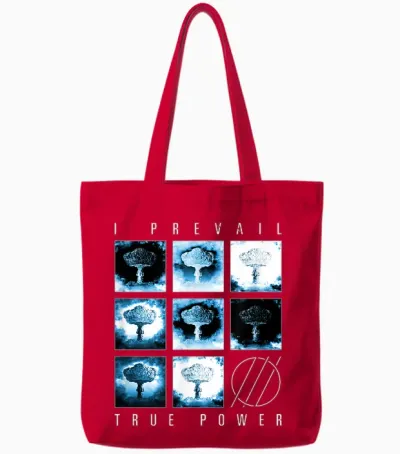 I Prevail - Offizieller Merchandise - True Power Cloud Tote Bags - Red