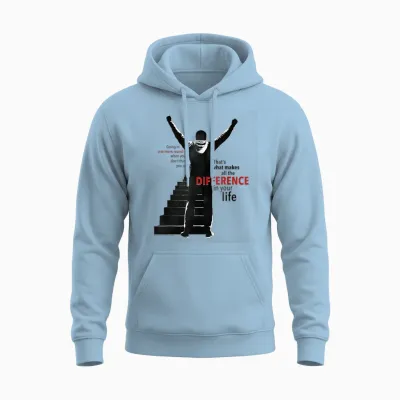 Rocky Makes the Difference Unisex Hoodie - Light Blue