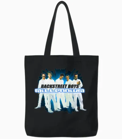 Backstreet Boys Bsb Millenium Tote Bags - Black