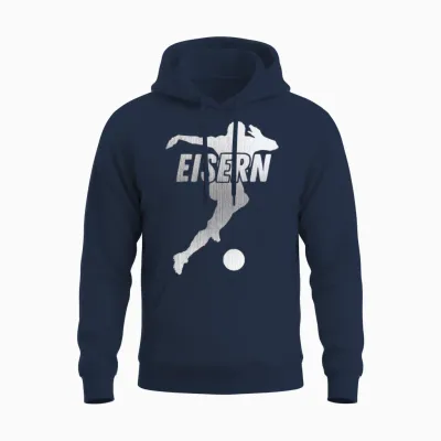 Sport Fan Rot Weiss Unisex Hoodie - Navy