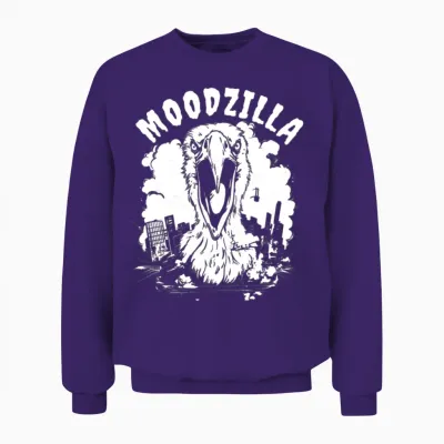 Flamingo Funny Unisex Sweatshirt - Purple