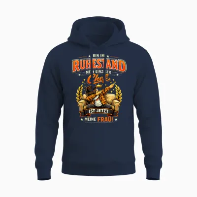 Pension 2026 Retirement Pensioner Funny Retirees Unisex Hoodie - Navy