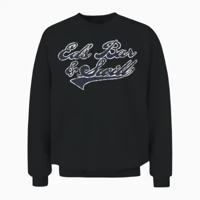 Eds Bar and Swill Retro Unisex Sweatshirt - Black