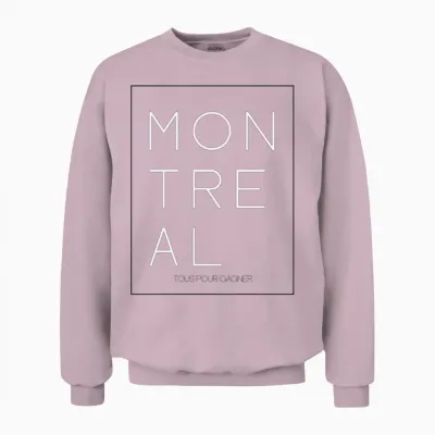Montreal Unisex Sweatshirt - Light Pink
