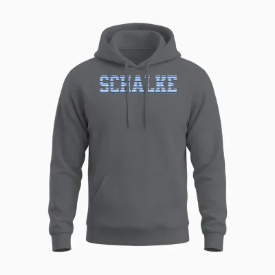 Schalke T-Shirt, Black Unisex Hoodie - Charcoal