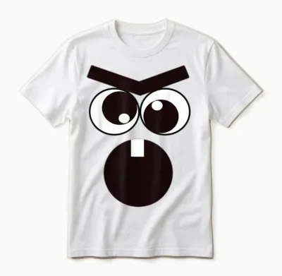 Creepy Carrots Face Halloween Costume Unisex T-Shirt - White