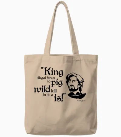 Sheriff of Rottingham – Robin Hood Men in Tights Tote Bags - Natural