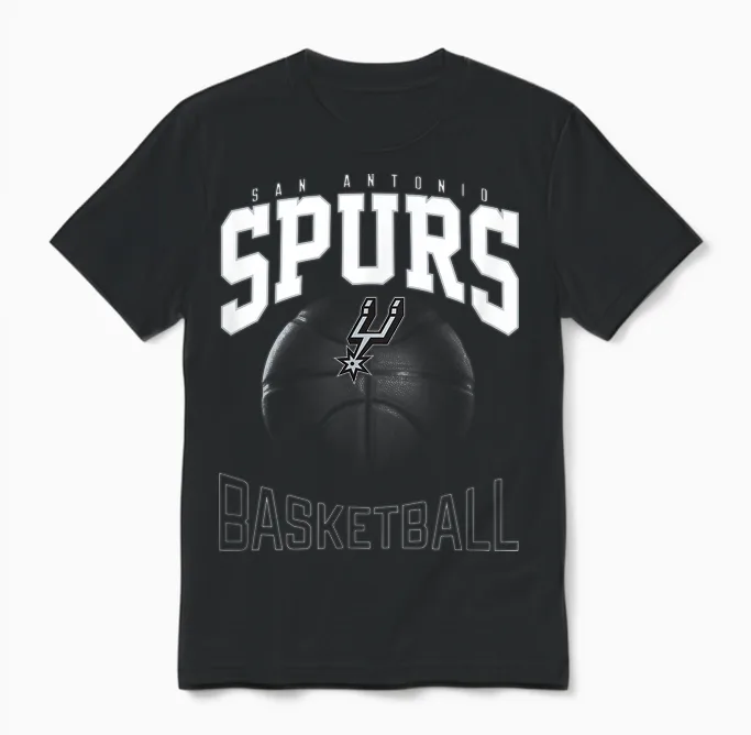 Official Nba San Antonio Spurs X T-Shirt Files Unisex T-Shirt in Black