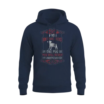 Dog Dog Breed Dog Love Unisex Hoodie - Navy