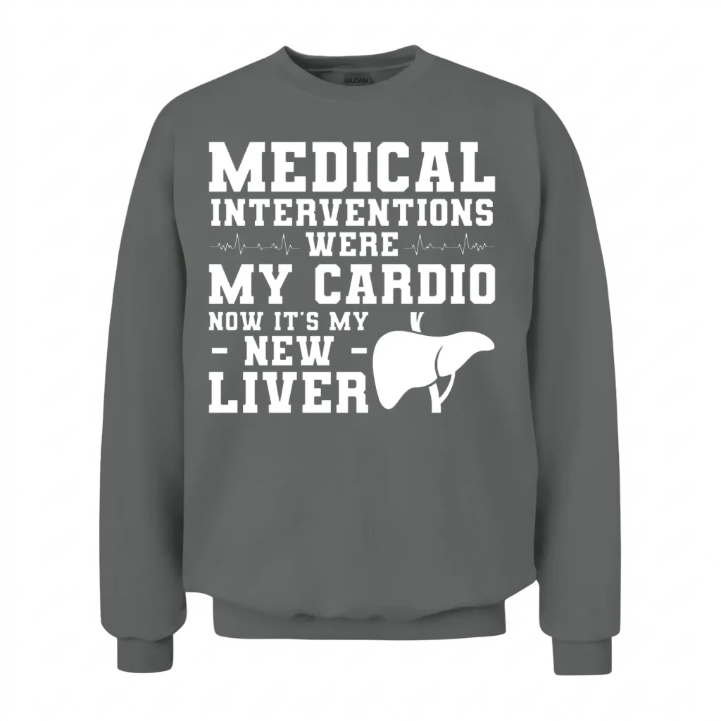 Liver Transplant Unisex Sweatshirt - Graphite Heather