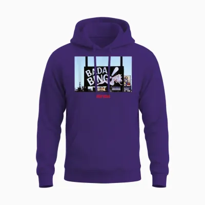 The Sopranos Bada Bing Club Papl2594 Unisex Hoodie - Purple