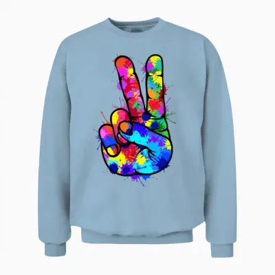 Cool Design Funny Unisex Sweatshirt - Light Blue