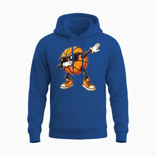 Dabbing Basketball Player Basketball Unisex Hoodie - Royal