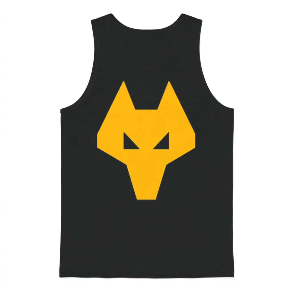 Vintage Wolves Jersey Wolverhampton Soccer Wulfrun Unisex Tank Top - Black