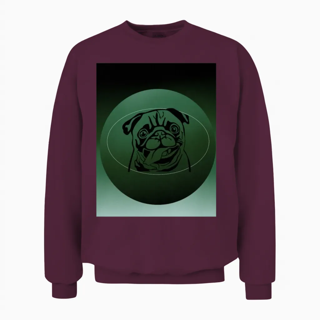 Dog - Lovers Unisex Sweatshirt in Maroon