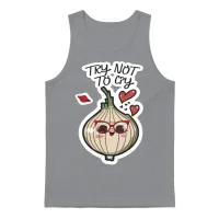 Funny Onion Unisex Tank Top - Sport Grey – 1