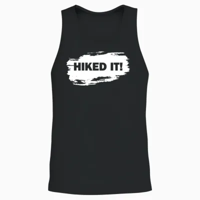 Hiked It Unisex Tank Top - Black