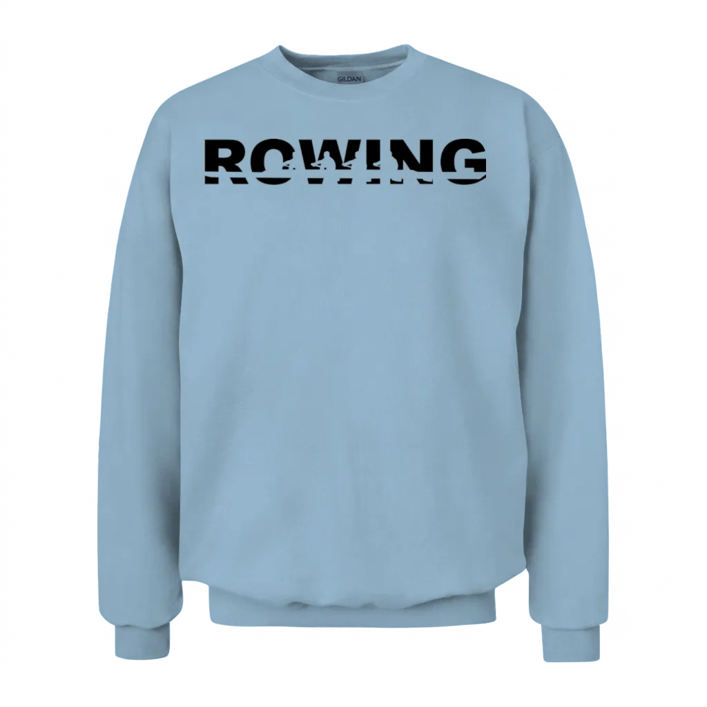 Rowing Crew Unisex Sweatshirt - Light Blue
