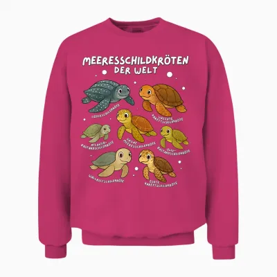 Meeresschildkröten Der Welt Niedliches Schildkröte Turtle Unisex Sweatshirt - Heliconia