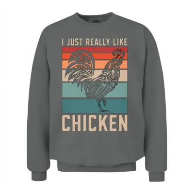 Cock I Just Really Retro Cocks Cock Lover Unisex Sweatshirt - Graphite Heather