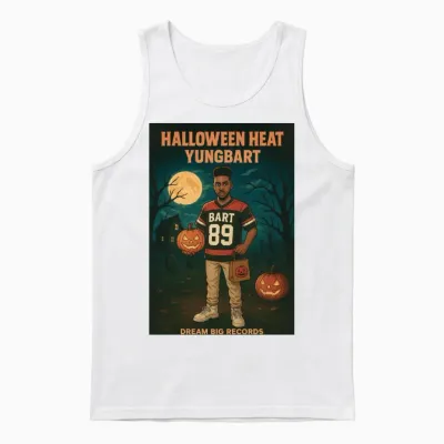 Halloween Heat Yungbart Unisex Tank Top - White