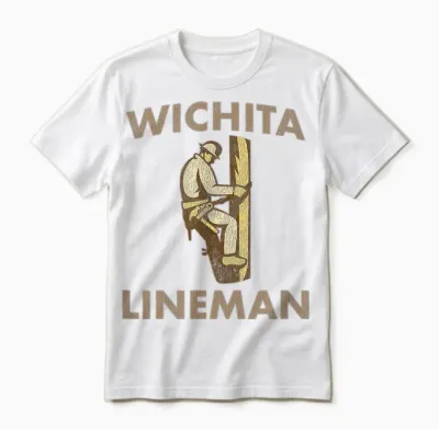 Lyriclyfe - Sweatshirt - Wichita Lineman Unisex T-Shirt - White