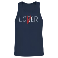 Loser Lover Unisex Tank Top - Navy – 2