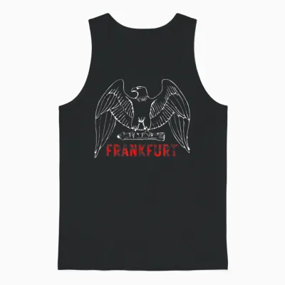 Adler Supporter Ultras Ffm Frankfurt Unisex Tank Top - Black