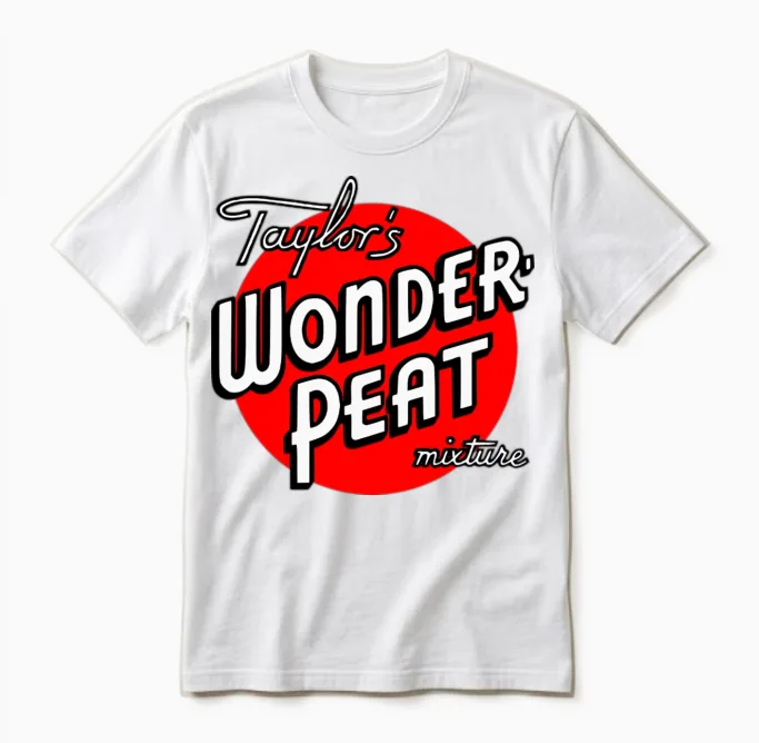 Taylor's Wonderpeat Retro Unisex T-Shirt - White