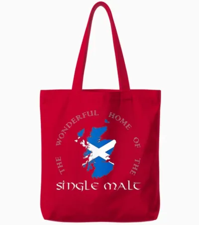 Home of the Single Malt Für Whiskey Liebhaber Und Genießer Tote Bags - Red