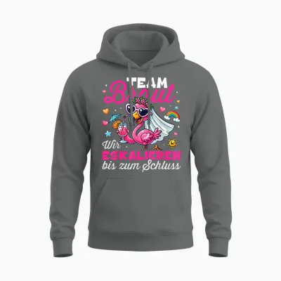 Jga Women's T-Shirt Team Bride Stag Night Women T-Shirt, Black, S Unisex Hoodie - Graphite Heather